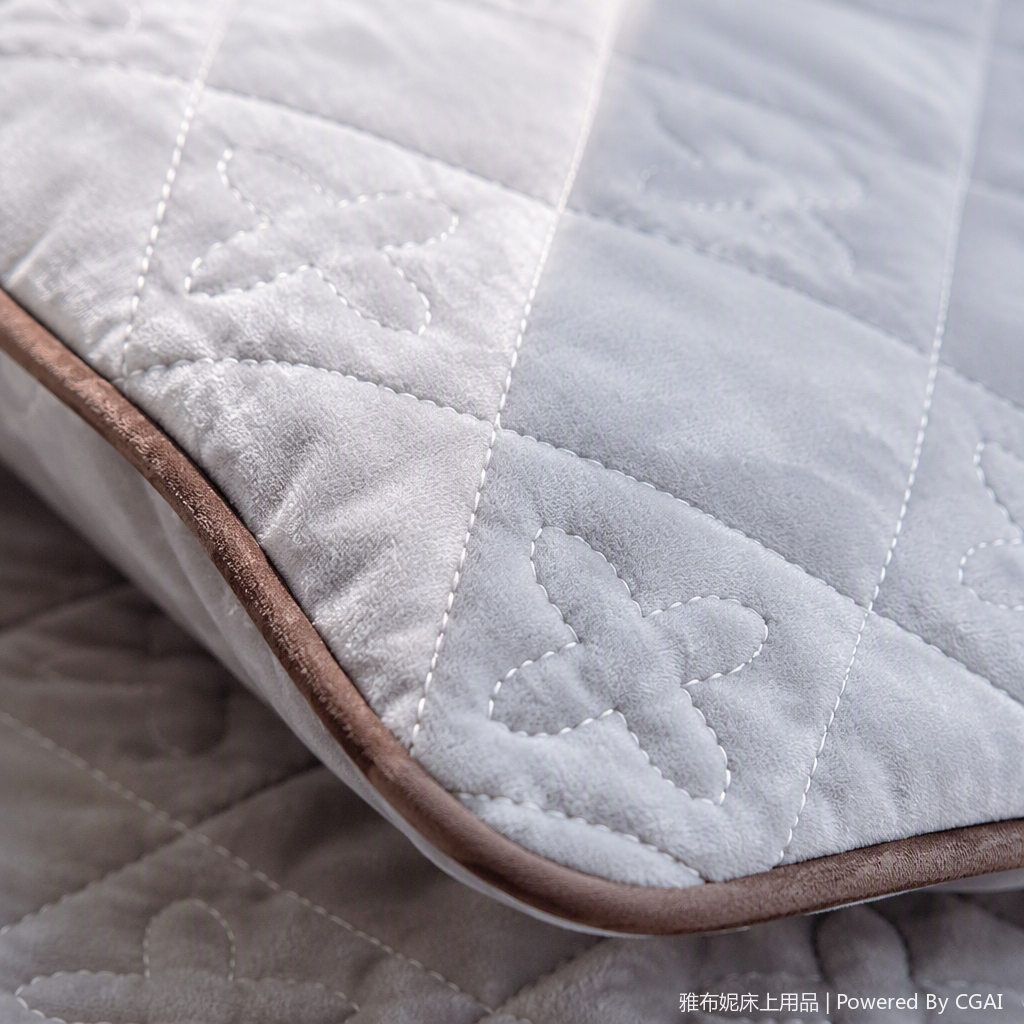 Warm quilted three-piece home textile set bedding, soft and comfortable, available in multiple colors Application Scenario
