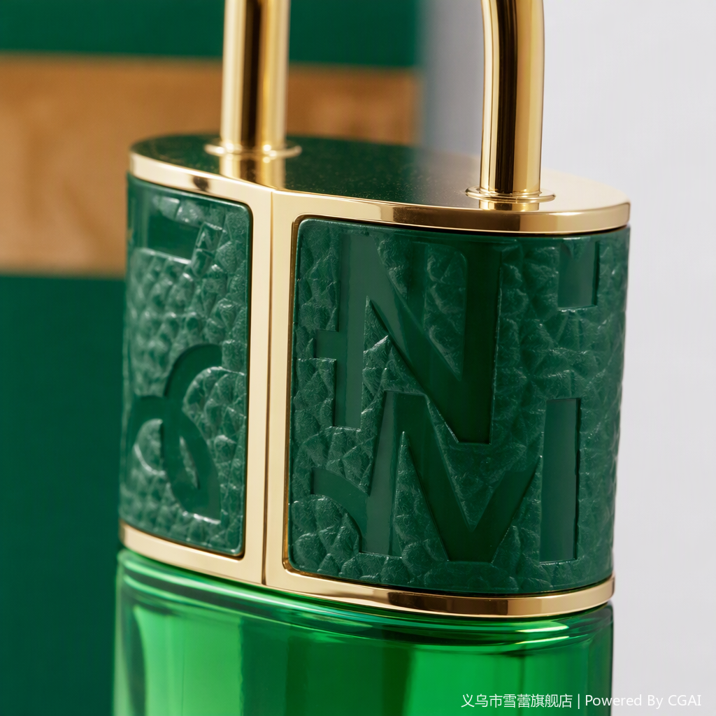 LONKOOM GREEN MIRAGE perfume bottle with green and gold color scheme, long-lasting fragrance, elegant and fashionable fragrance gift box Application Scenario