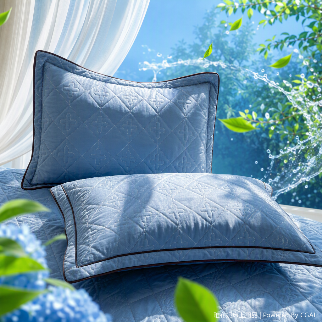 Cálido acolchado conjunto de tres piezas conjunto de textiles para el hogar ropa de cama cómoda y suave kit de cama sábanas funda edredón funda de almohada combinación Item Picture