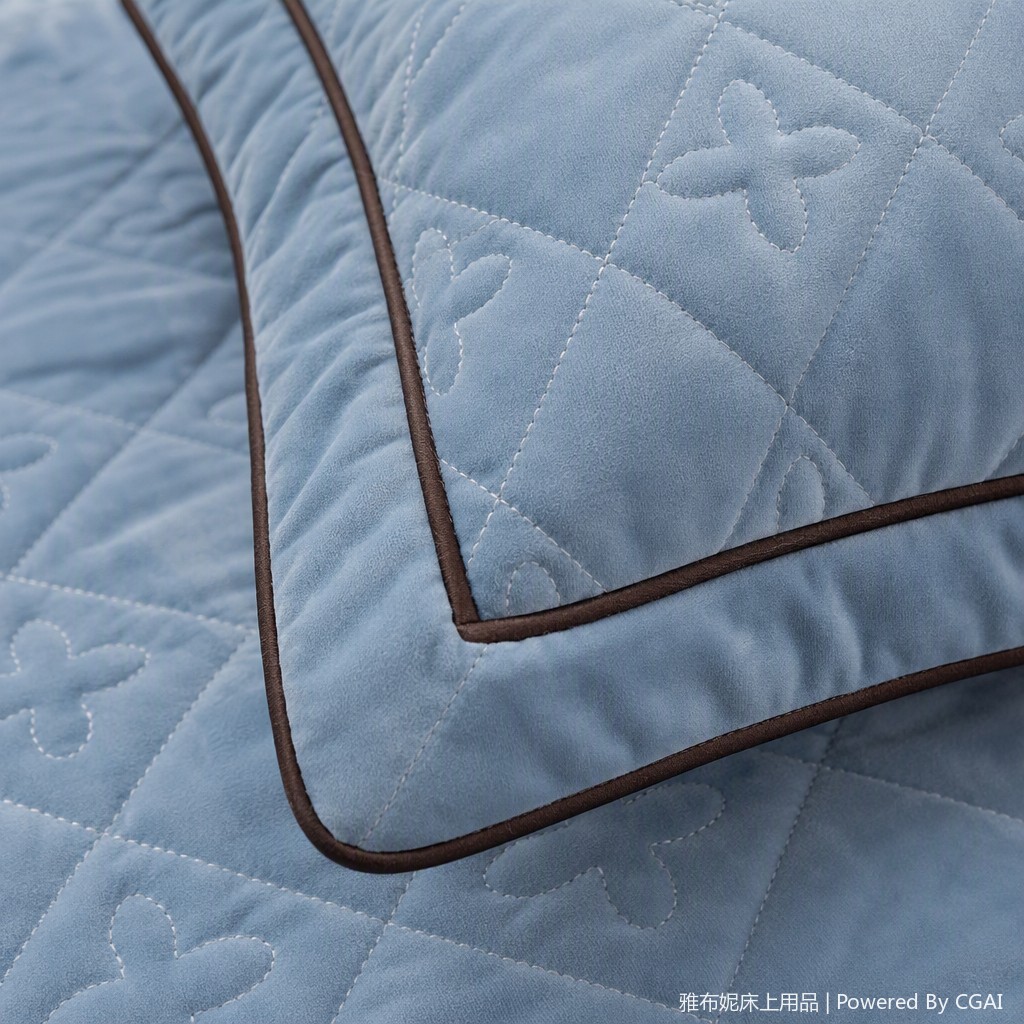 Cálido acolchado conjunto de tres piezas conjunto de textiles para el hogar ropa de cama cómoda y suave kit de cama sábanas funda edredón funda de almohada combinación Specification image