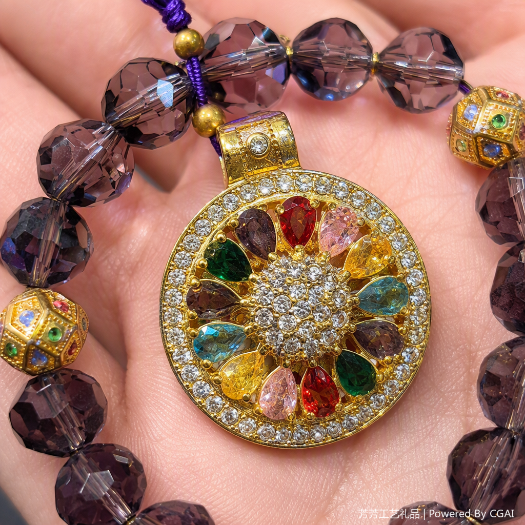 Moda púrpura cuerda nudo colgantes con agarre de mano joyas colgantes moda simple accesorios unisex regalos Application Scenario