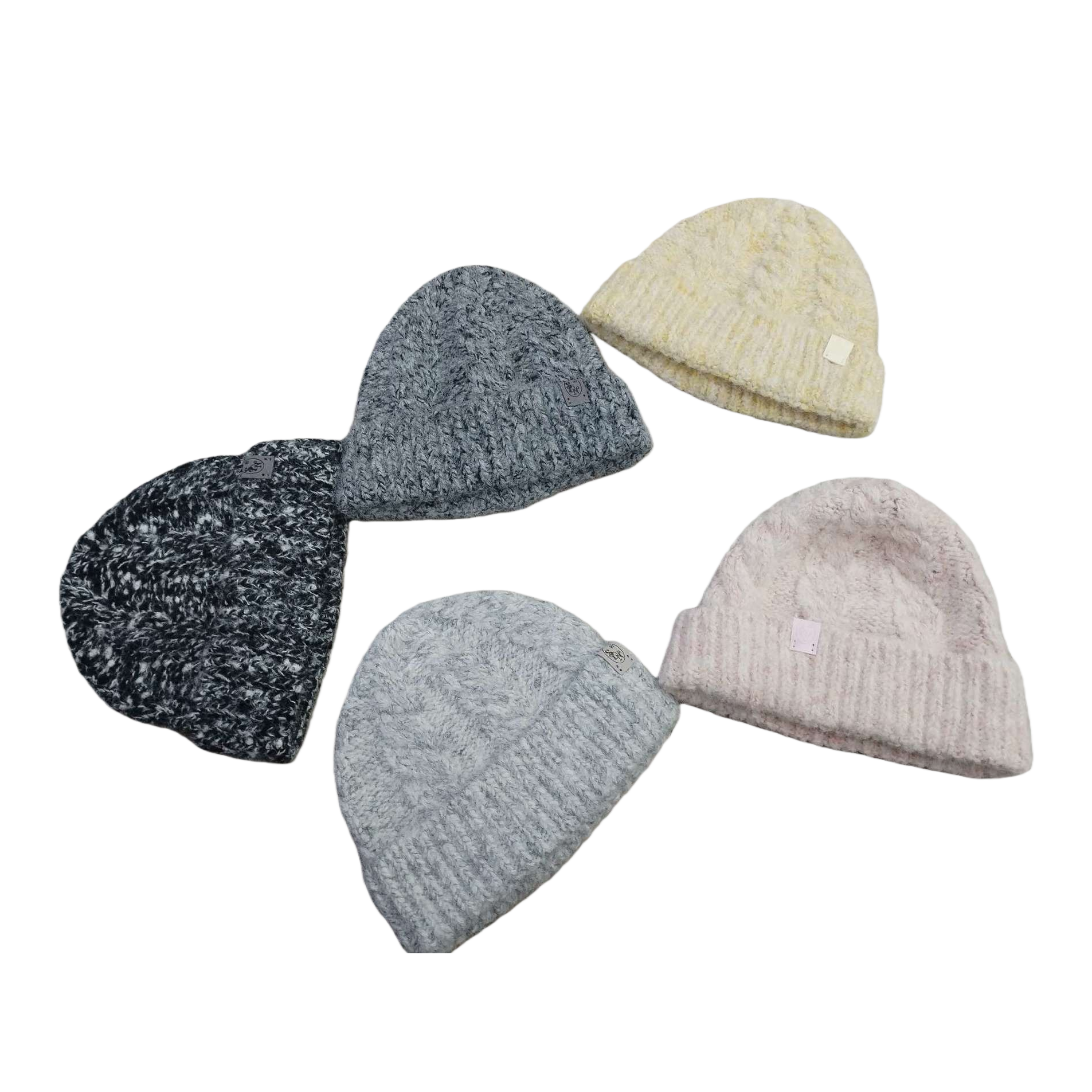 Five fashionable and warm knitted hats for both men and women, a must-have for autumn and winter casual fashion Item Picture