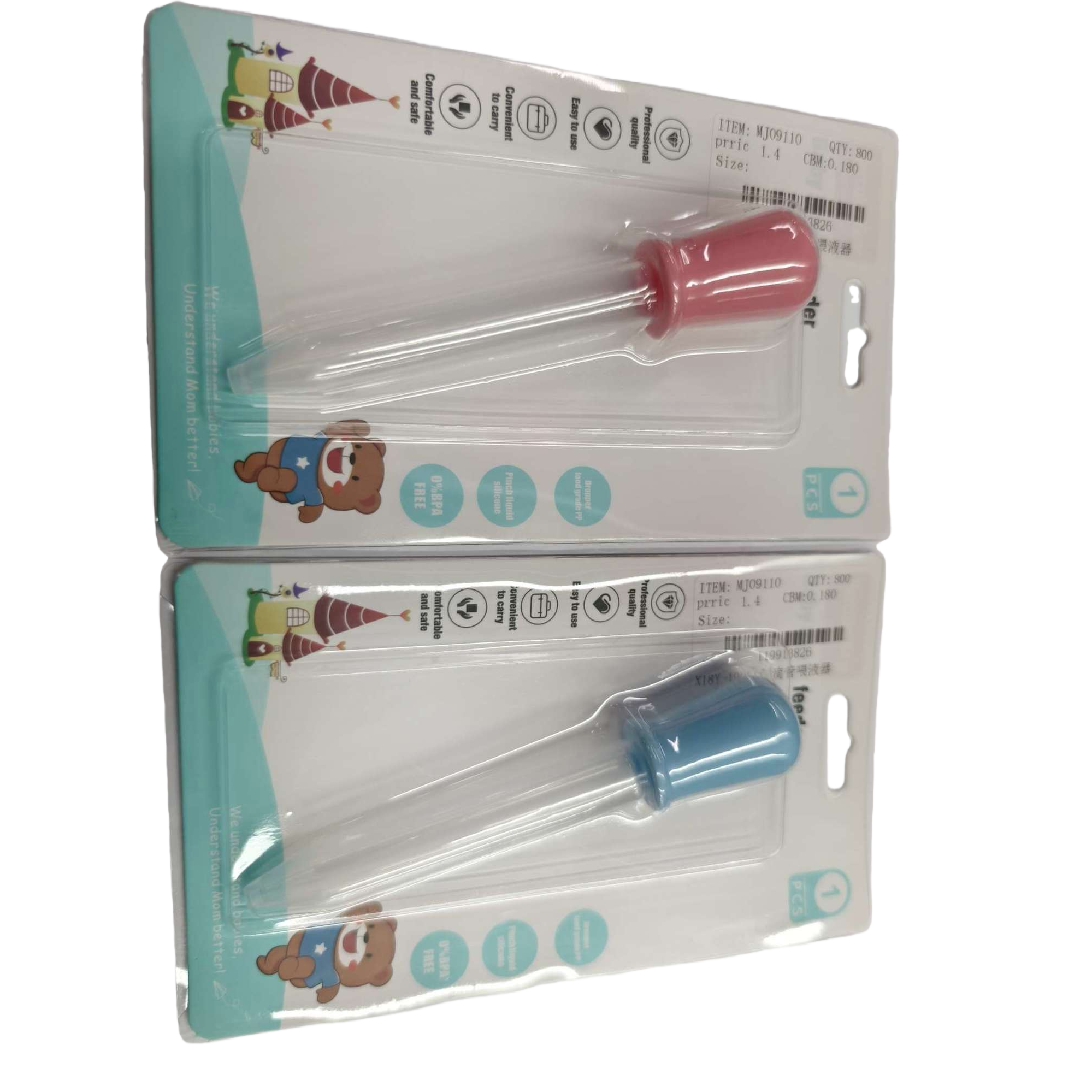 Multi-color pipette dropper set, portable makeup tools, liquid dispensers, children's safety droppers, auxiliary supplies, dispensers, liquid feeders Item Picture