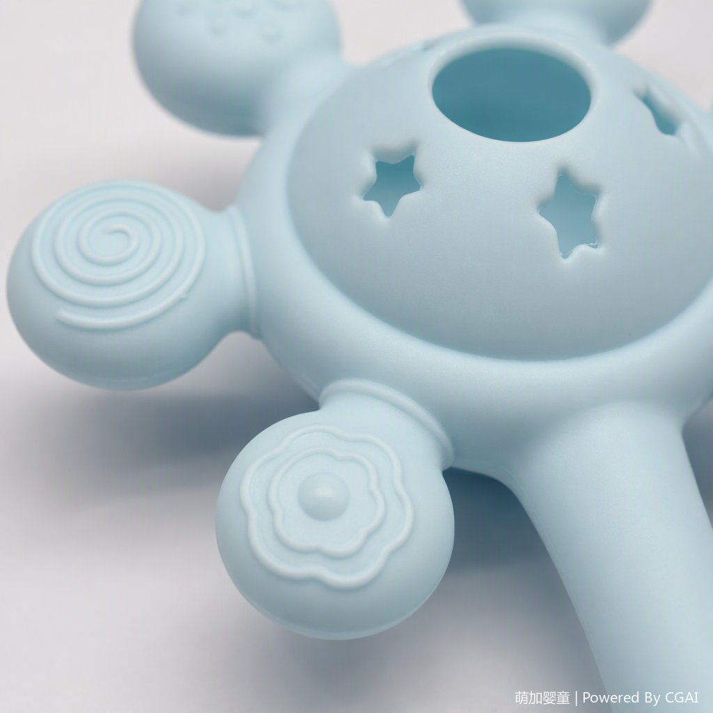Colorido bebé toddard shaker bell oso diseño en forma de estrella hueco multitextura manija portátil juguete de bebé shaker bell bell gluer muellar palo campana Application Scenario