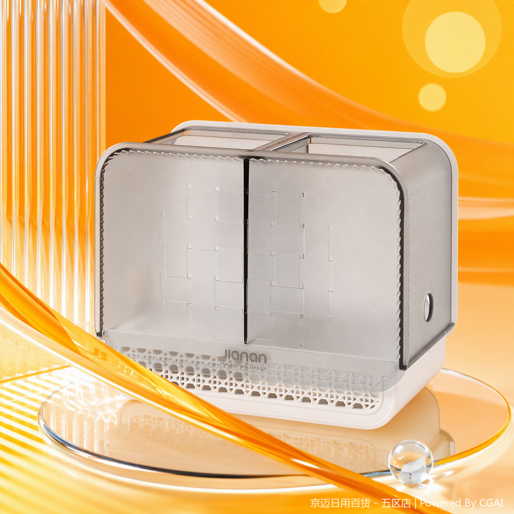 【CL】26Q4#6102 multi-functional wire 筷笼 chopstick holder storage rack kitchenware simple and practical household tableware organization and storage rack Specification image