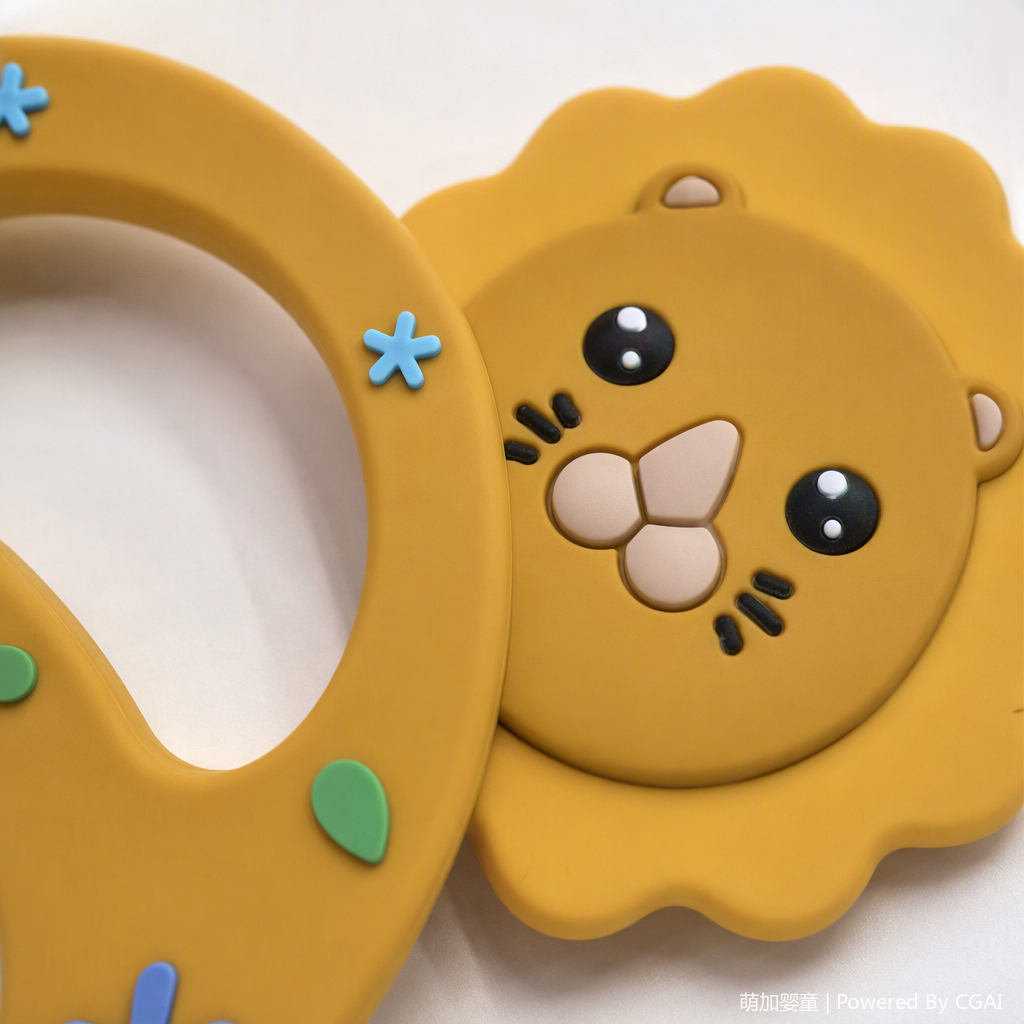 Colorful baby teething toys, baby teething comfort, children's teething toys, educational toys, soft and safe teething sticks, cartoon patterned teething sticks, teething fun Application Scenario