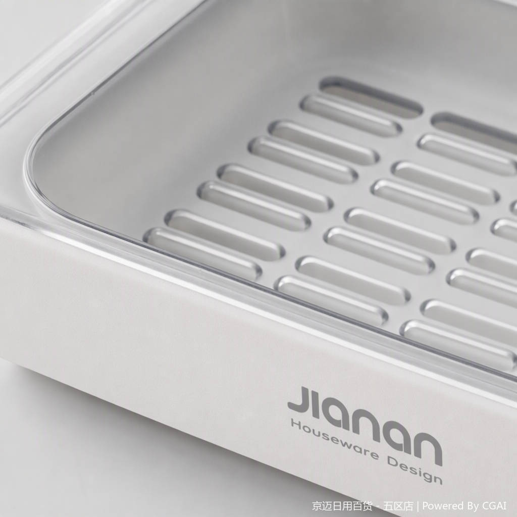 【CL】26Q4#3201 White grille suction cup soap tray aromatherapy soap box waterproof and moisture-proof simple bathroom storage product Application Scenario
