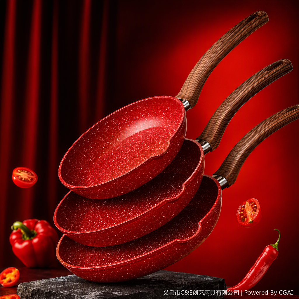 Multi-functional kitchen cookware set, household soup and stir-frying pot set, durable and practical kitchenware set Application Scenario