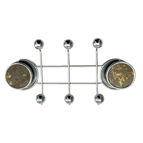 【CL】26Q4#8914 Metal circular decorative hook, 304 stainless steel adhesive hook, magnetic coat rack, silver and gold spot design Application Scenario