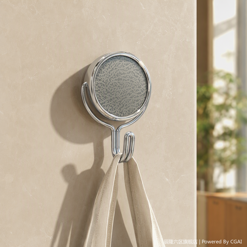 【CL】26Q4#8900 Function 304 stainless steel magnetic adhesive hook coat rack hook, simple and practical household kitchen storage product details Picture