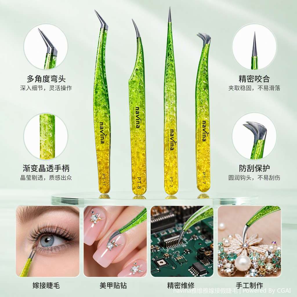 Multi-functional jewelry accessory tool set, DIY jewelry making, repair and trimming toolbox Application Scenario