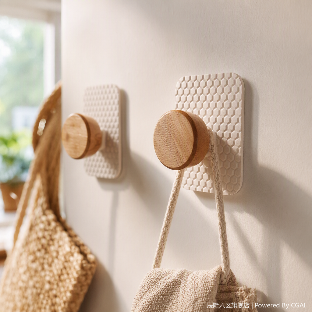 【CL】26Q4#8325 Multi-functional 304 stainless steel magnetic adhesive hook coat rack hook no need for drilling, strong adhesive household storage wonder details Picture