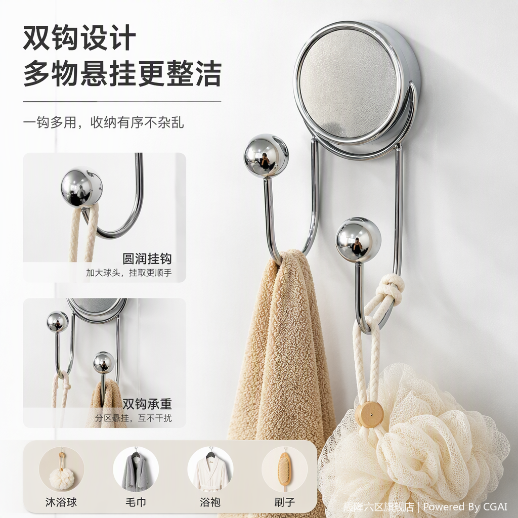 【CL】26Q4#8901 Multi-functional metal hook curtain rod accessories, plastic aluminum channel plate display stand, wooden coat rack hook combination set 【CL】26Q4#8901 Multi-functional metal hook curtain rod accessories, plastic aluminum channel plate display stand, wooden coat rack hook combination set