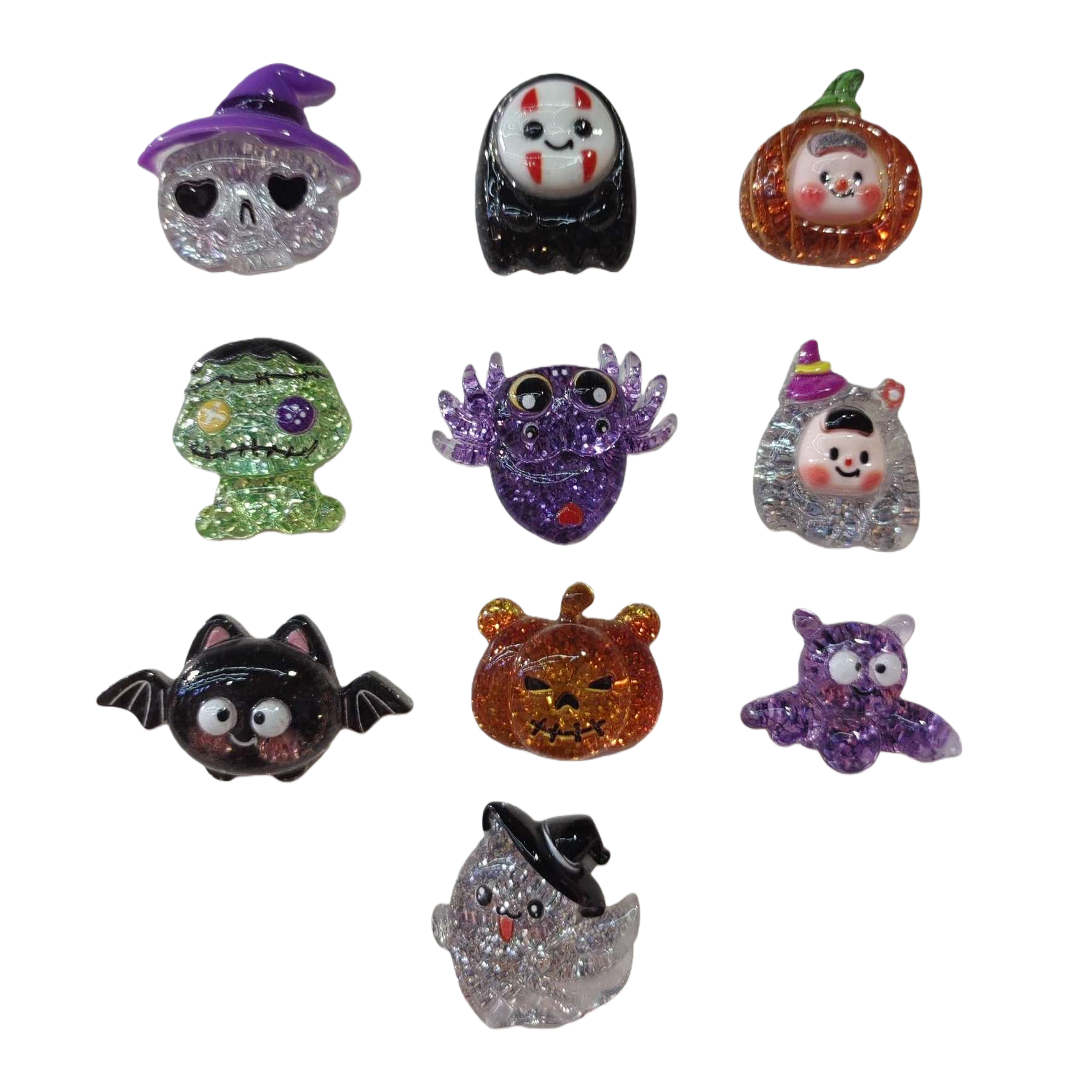 Colorful sequined Halloween-themed small pendants, decorative items, creative decorations for festival parties Item Picture