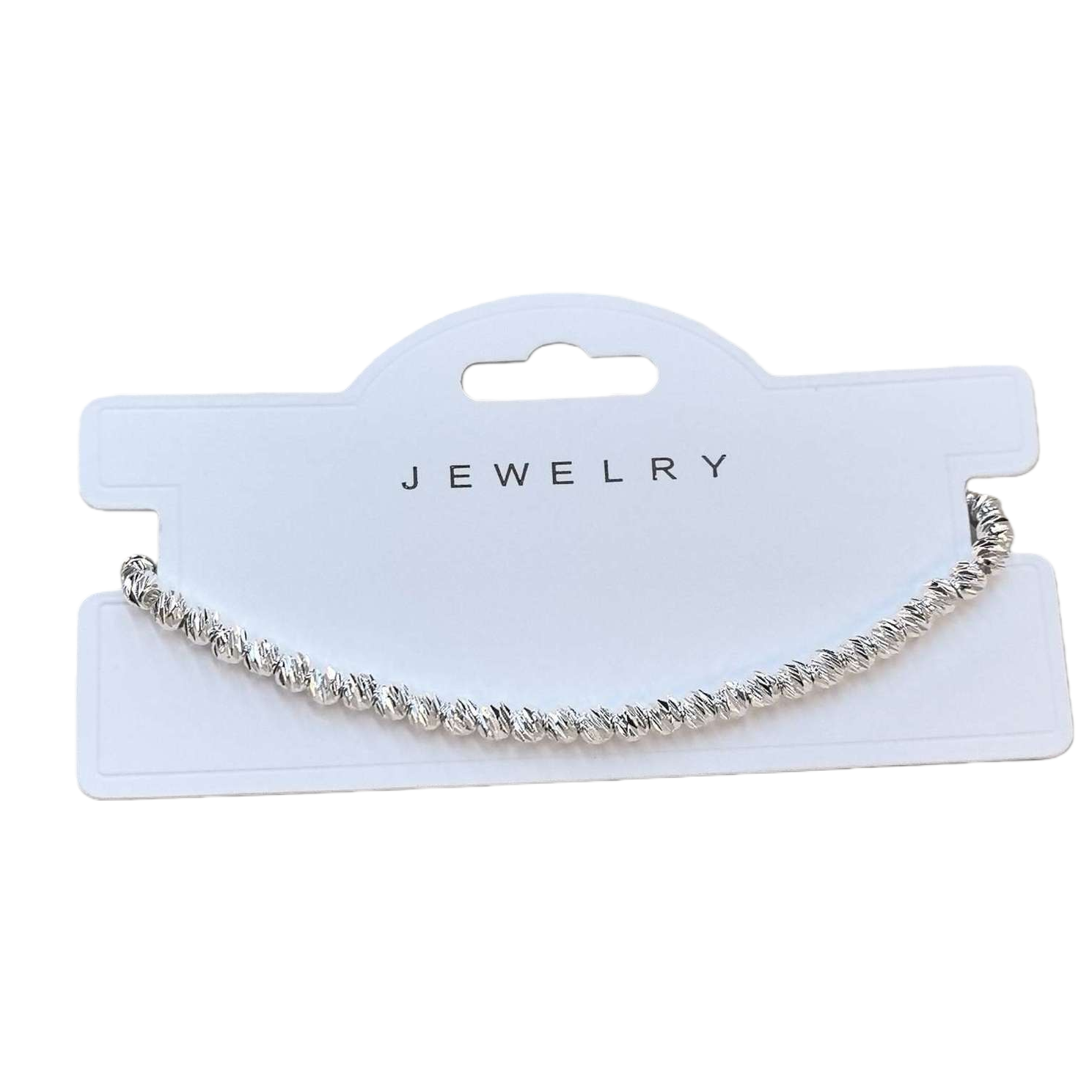Espiral de plata textura pulsera moda simple hombre mujer pareja handwear tendencia cien juegos accesorios regalos Item Picture