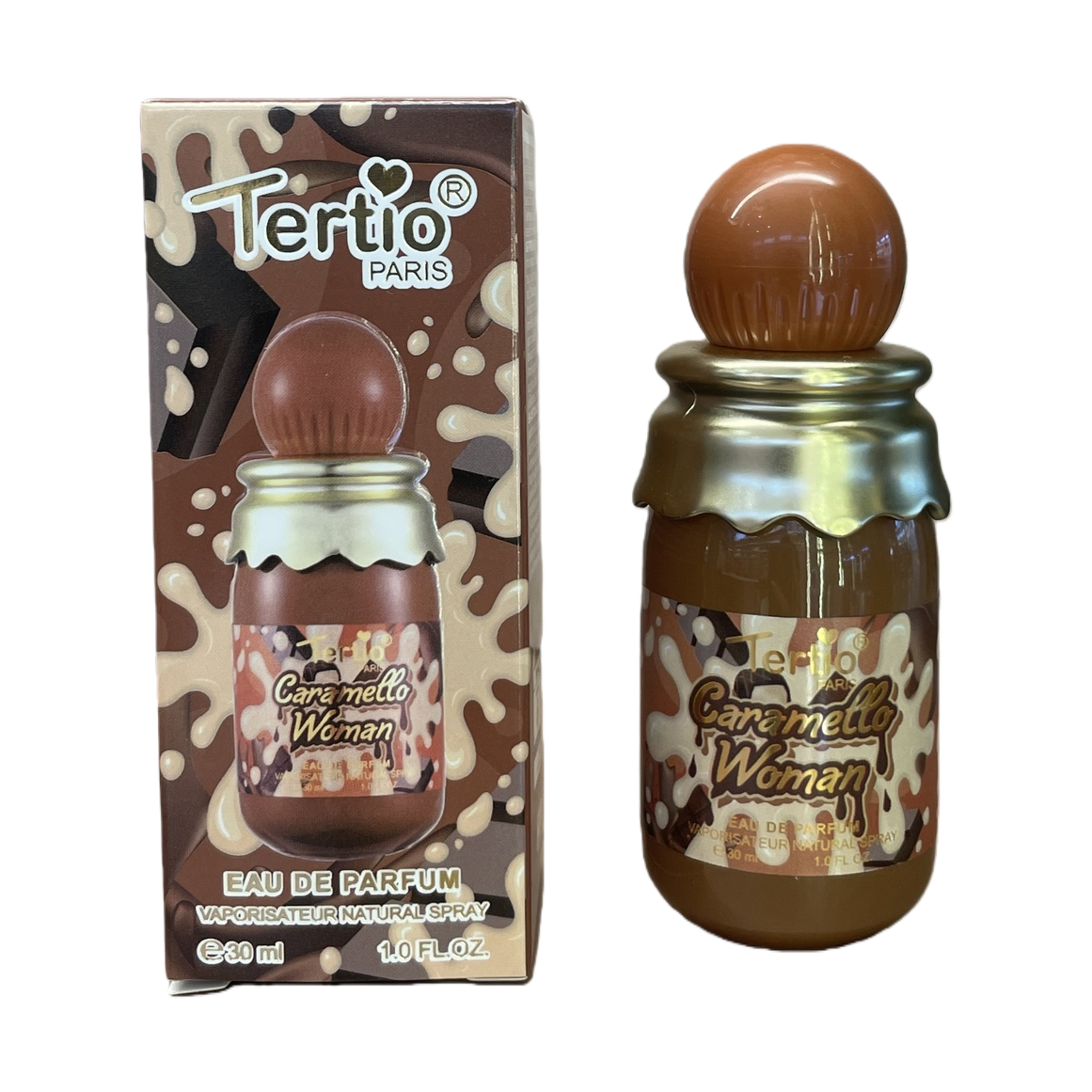 High-end brown glass perfume bottle, creative, simple, large-capacity, exquisite packaging gift set Item Picture