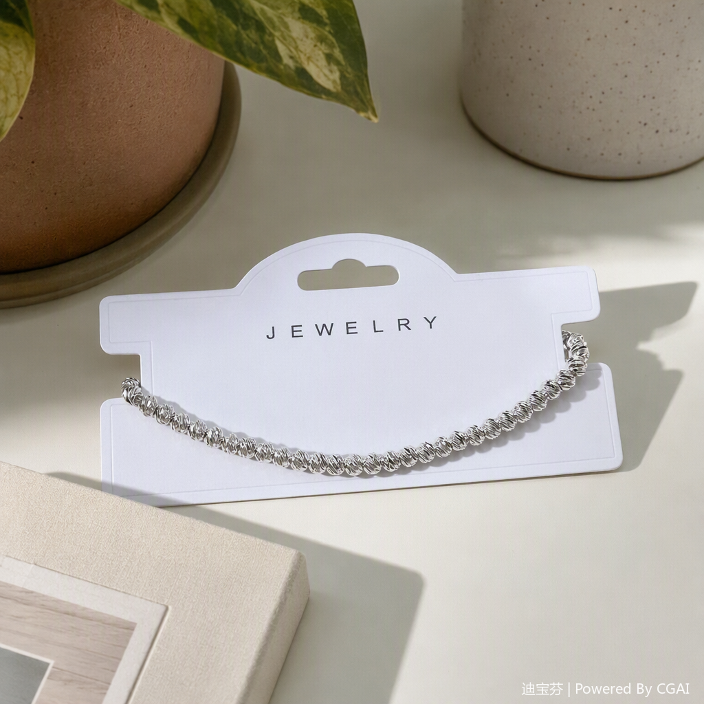 Espiral de plata textura pulsera moda simple hombre mujer pareja handwear tendencia cien juegos accesorios regalos details Picture