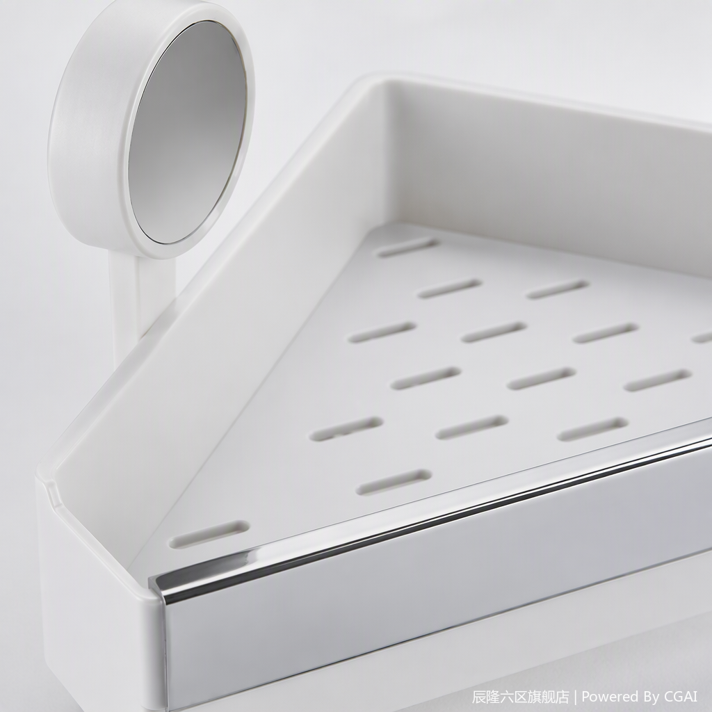 【CL】26Q4#8816 Multi-layer white triangular storage rack, large folding commercial reconfigurable display rack, home organizing products Specification image