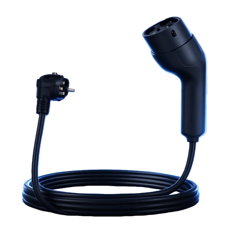 DUPUSEN European standard Type2 charging cable, high-power AC charging cable, waterproof and tear-resistant, suitable for outdoor energy storage power supply of new energy vehicles, stable and safe, plug and play experience