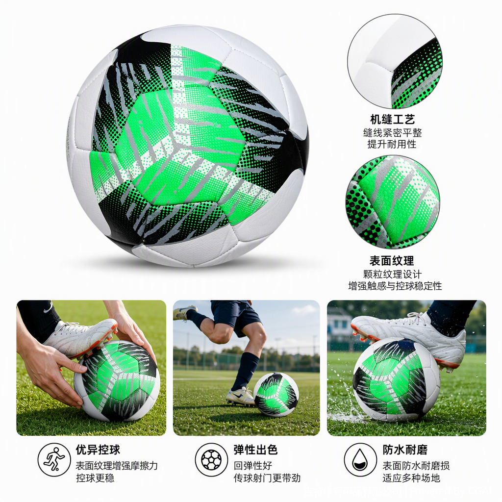 Colorful football balls for children and adults, outdoor competition training, wear-resistant and anti-slip standard competition balls