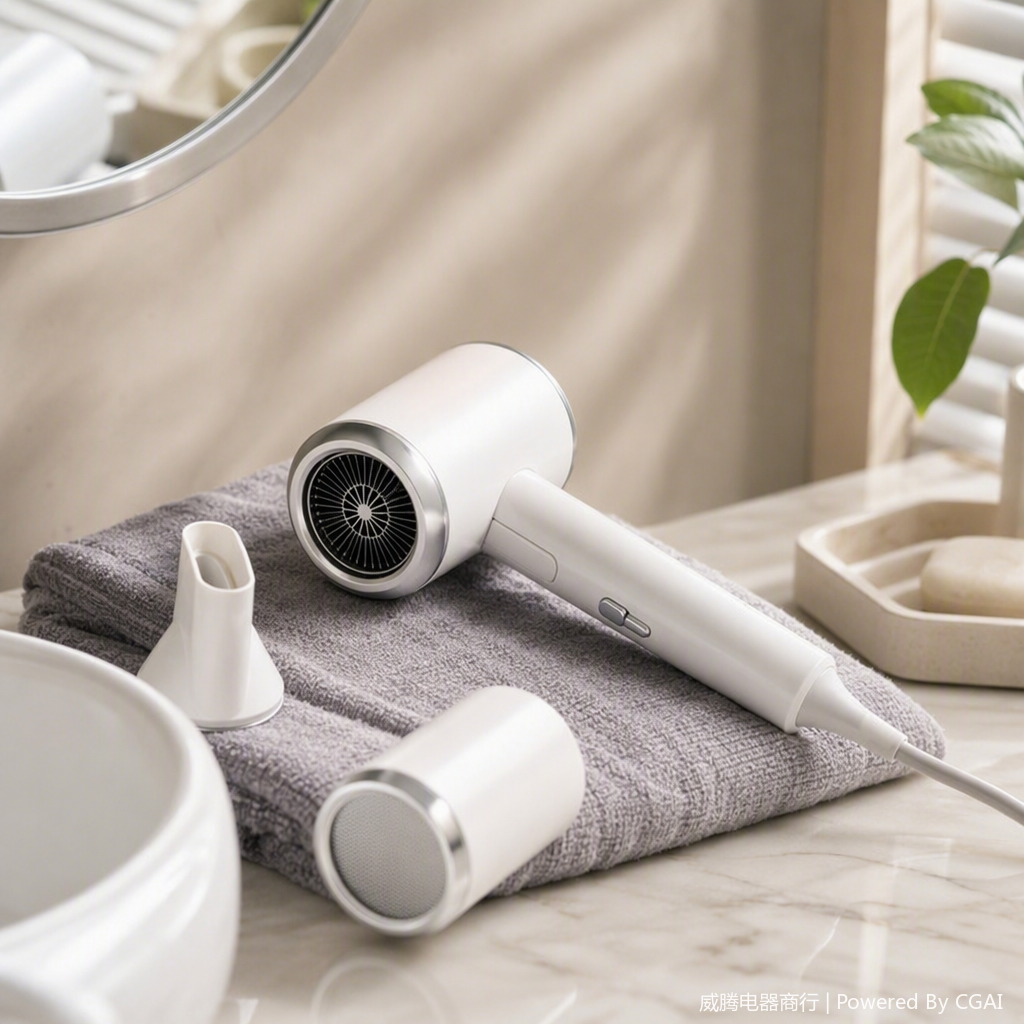 A multi-functional portable, quick-drying, power-generating, silent hair dryer, high-power household beauty and hairdressing wonder