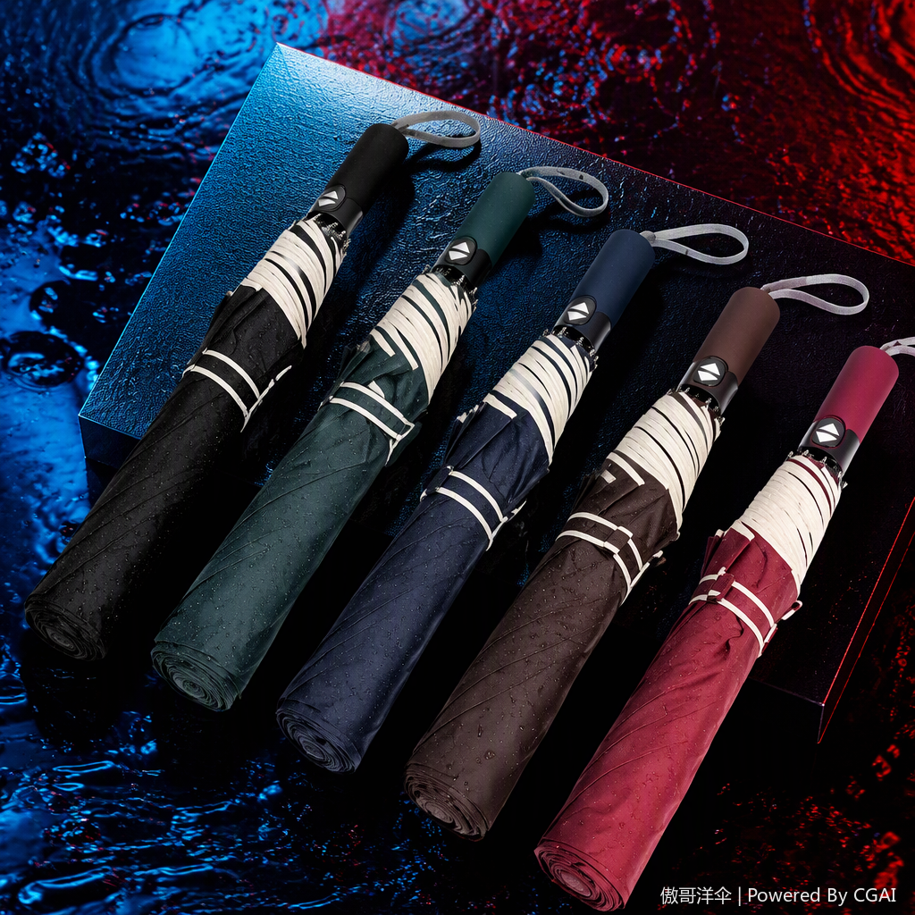 This multi-functional windproof, sunshade and umbrella is lightweight, durable and suitable for both sunny and rainy days. It is a folding umbrella for students and business students