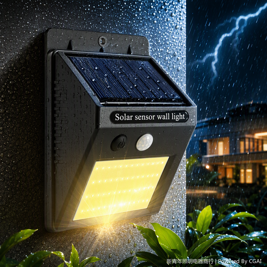 Waterproof and windproof outdoor wall lamps, modern and simple balcony and courtyard lighting fixtures, energy-saving and light-saving, with an elegant design Application Scenario