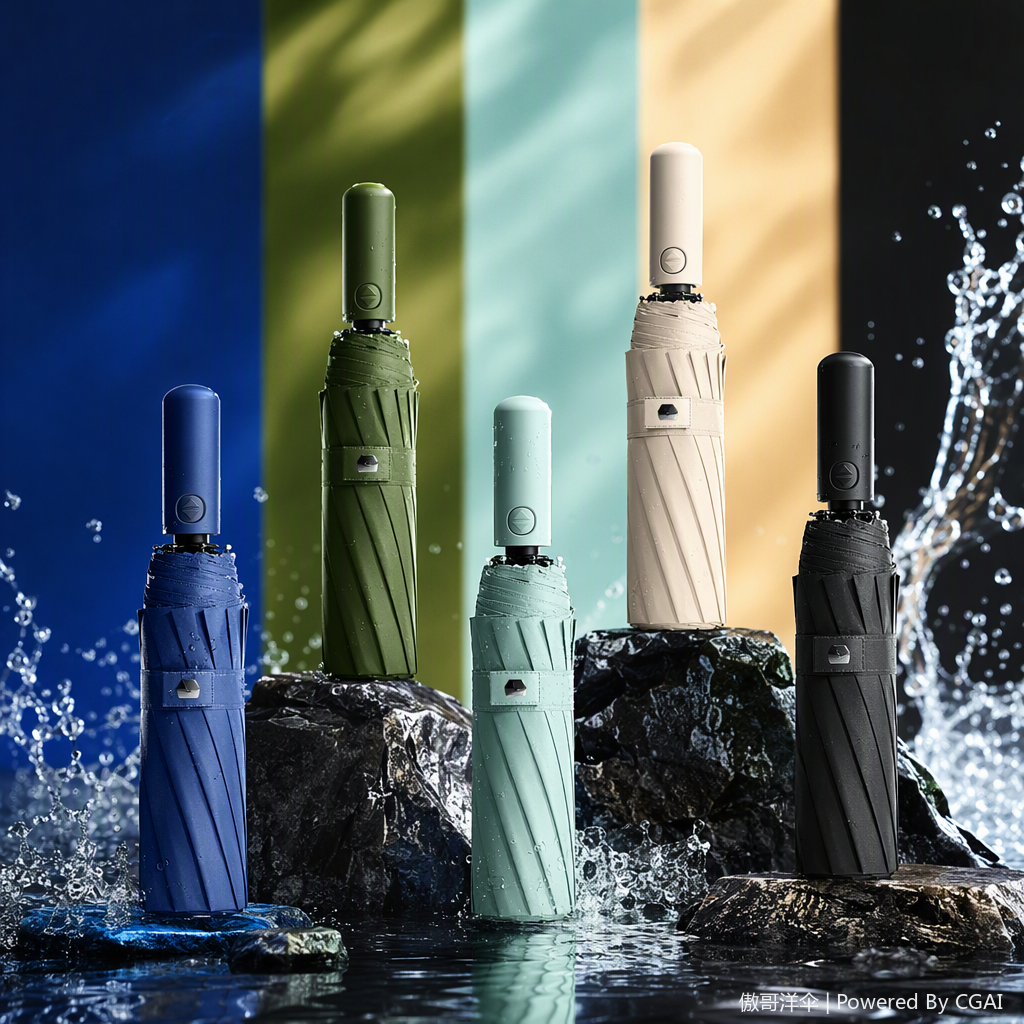 This multi-functional umbrella is windproof, sunproof, rainproof, portable, lightweight, fashionable and suitable for both men and women. It is a must-have for outdoor activities Application Scenario