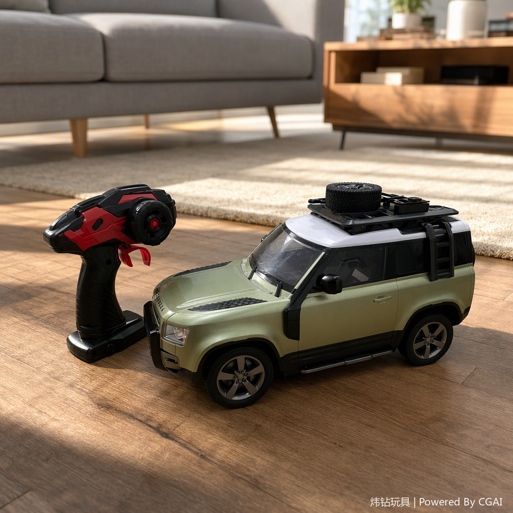 Children's remote control off-road car, adjustable direction, anti-drop and impact-resistant outdoor toy car, gift for boys and girls details Picture