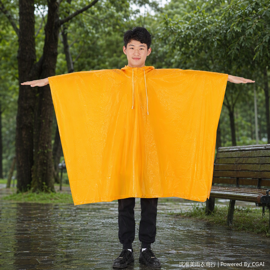防水防风连体雨衣雨披男女通用户外防雨防晒防尘轻便便携款式多样产品图