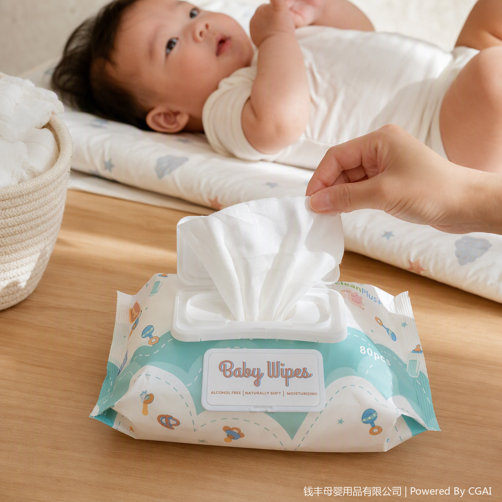 Soft baby wet wipes, baby wet wipes, children's wet wipes, soft and non-irritating portable wet wipes, wet and rough wet wipes, free shipping Specification image