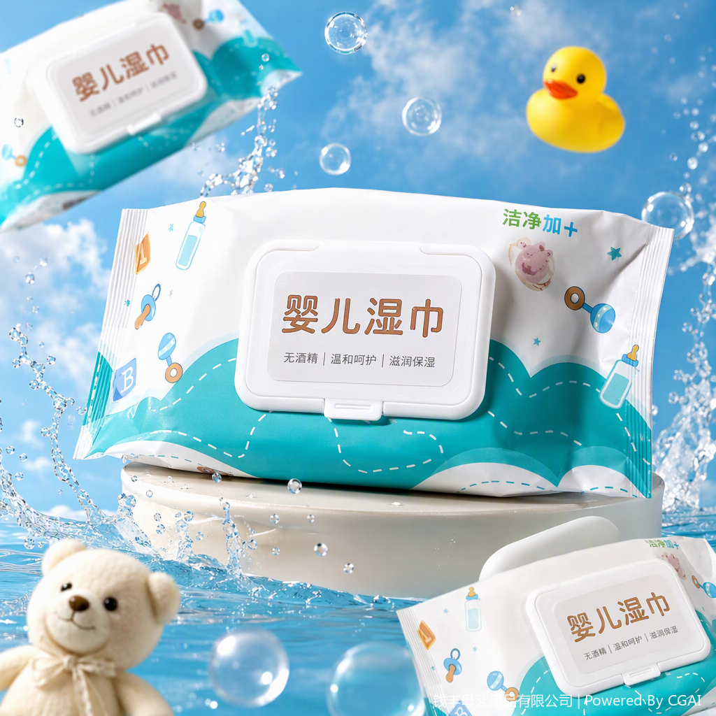 Soft baby wet wipes, baby wet wipes, children's wet wipes, soft and non-irritating portable wet wipes, wet and rough wet wipes, free shipping Application Scenario