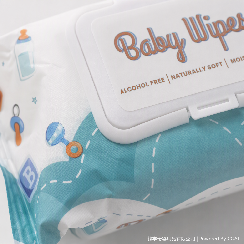 Soft baby wet wipes, baby wet wipes, children's wet wipes, soft and non-irritating portable wet wipes, wet and rough wet wipes, free shipping Item Picture