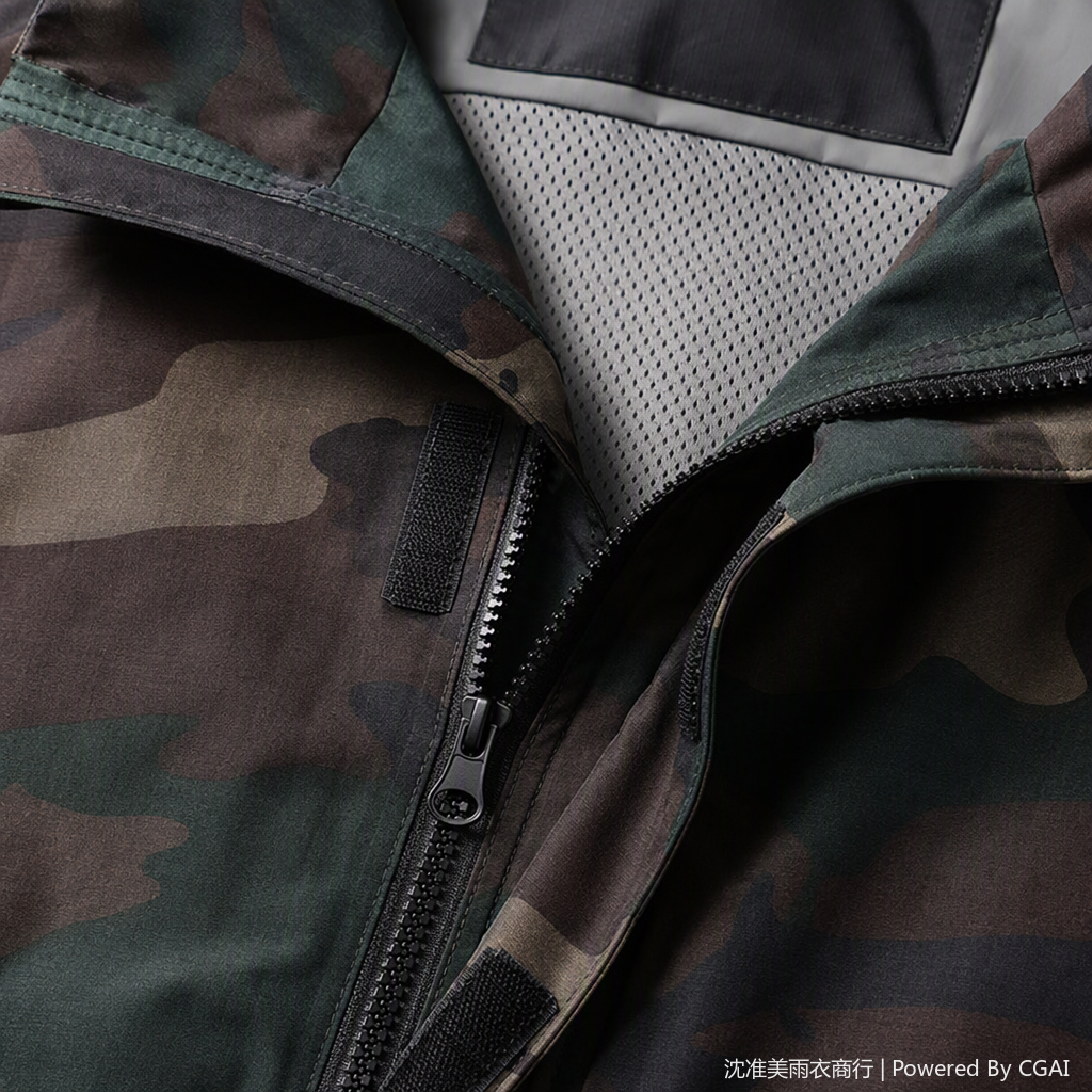 多功能迷彩作训服军迷服户外休闲运动服男款轻便耐磨透气舒适细节图