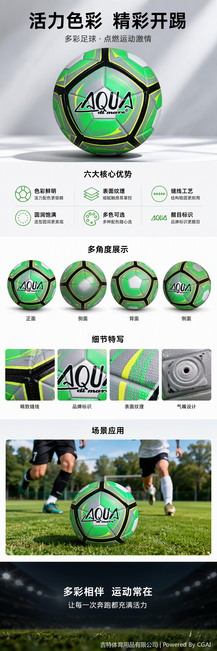 Colorful football match balls for children, adults, adult students, outdoor leisure training and competition pic 1