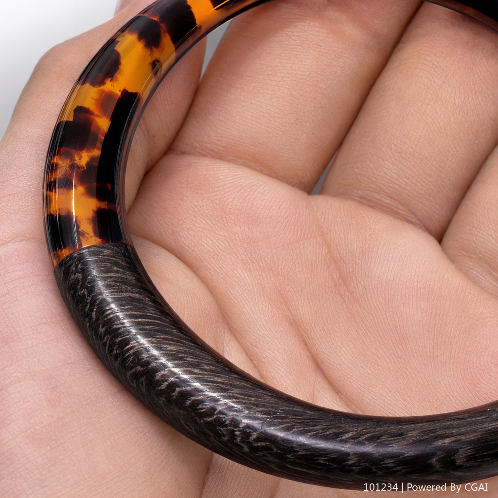 This fashionable and retro tortoiseshell pattern bracelet is simple and versatile. It is a trendy accessory and a great gift for women Application Scenario