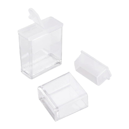 Environmentally friendly transparent plastic box packaging for food, fruits and vegetables, storage and organization box, shockproof and durable household plastic container details Picture