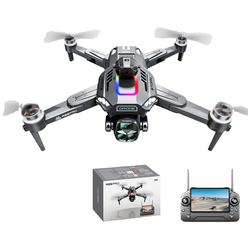 Hd 4K fotografía aérea drone portátil rc vehículo aéreo para los amantes de la fotografía gris Item Picture