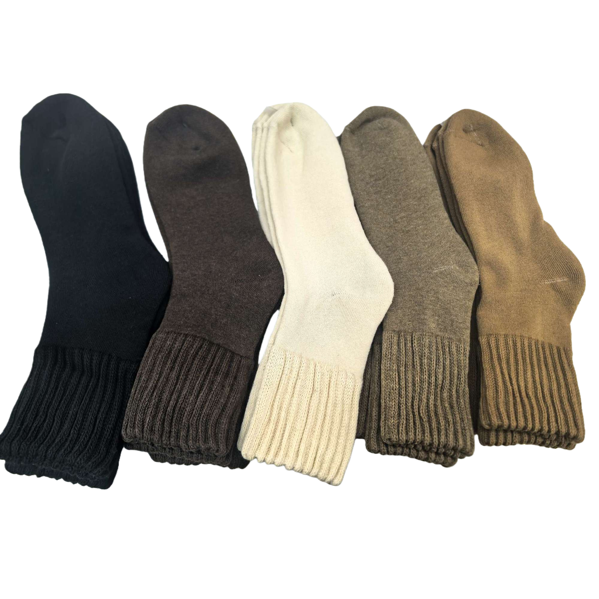Five pairs of comfortable, breathable, casual and versatile sports socks for both men and women Item Picture