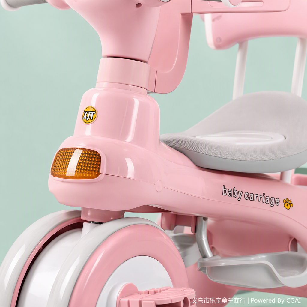 Multifunción para niños triciclo bebé juguete para niños puede sentarse y montar seguro y duradero coche de juguete para niños Specification image