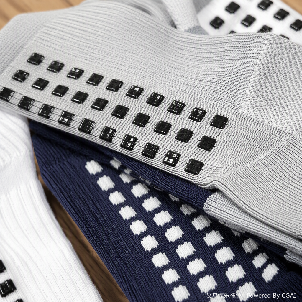 Four pairs of anti-slip granular, comfortable, breathable and wear-resistant sports and casual socks for men and women Application Scenario