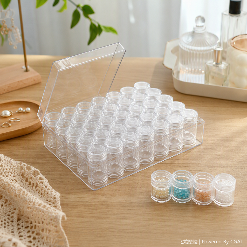 Environmentally friendly transparent plastic boxes for food storage and organization, household plastic containers and plastic boxes Specification image