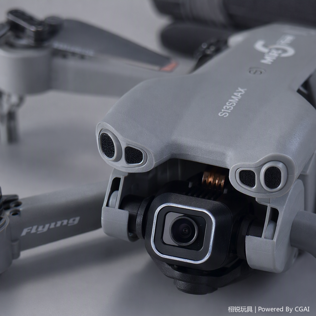 Grey drone remote control aircraft, high-definition camera, aerial photography, portable quadcopter toy, aerial photography equipment Application Scenario