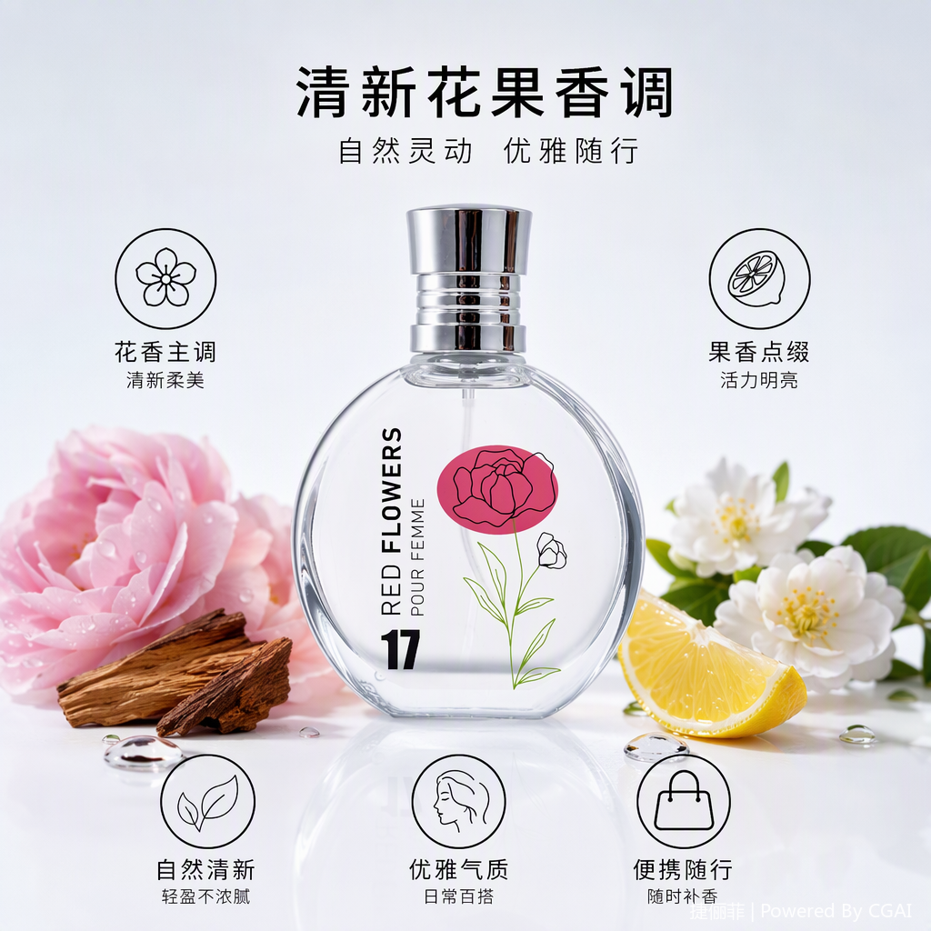 Multi-functional cosmetic packaging box, storage box for beauty and daily chemical products, portable plastic container packaging accessories