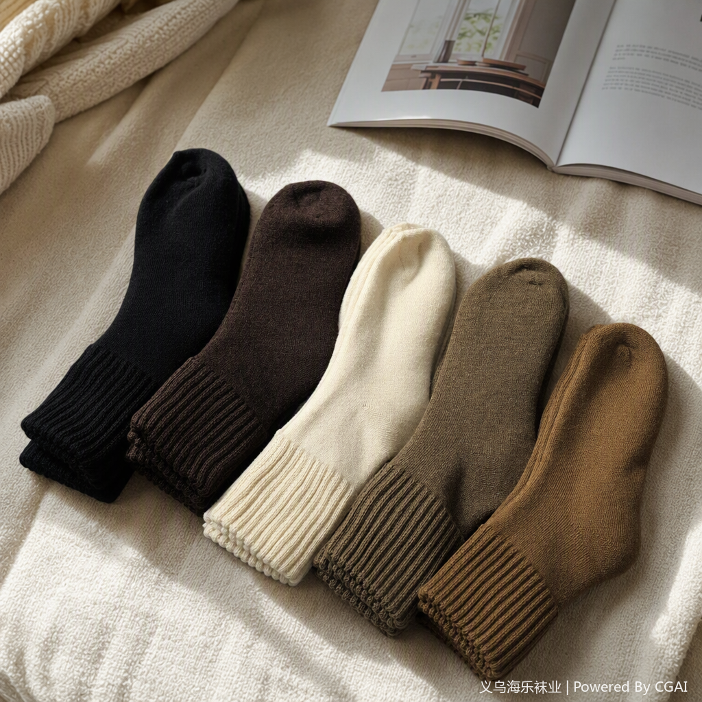 Five pairs of comfortable, breathable, casual and versatile sports socks for both men and women details Picture