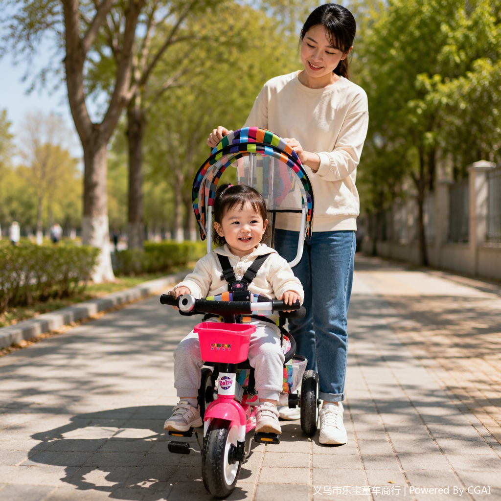 A multi-functional tricycle, hand-pushed cargo, electric-assisted transportation, non-motorized vehicle, durable, load-bearing and practical model Specification image