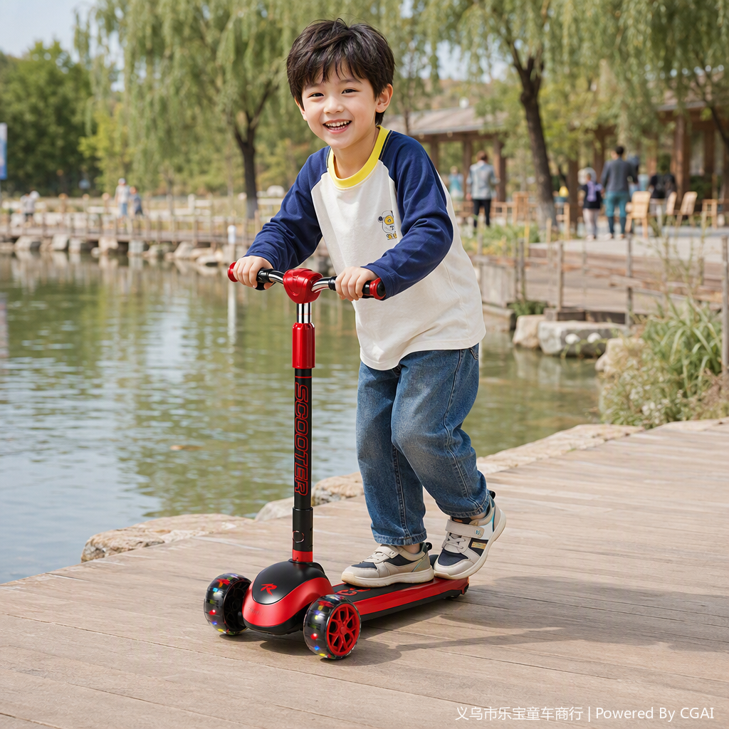 Multi-functional children's scooter, baby stroller, crib, shoulder strap, seat, multi-purpose educational toy, safe and durable Application Scenario