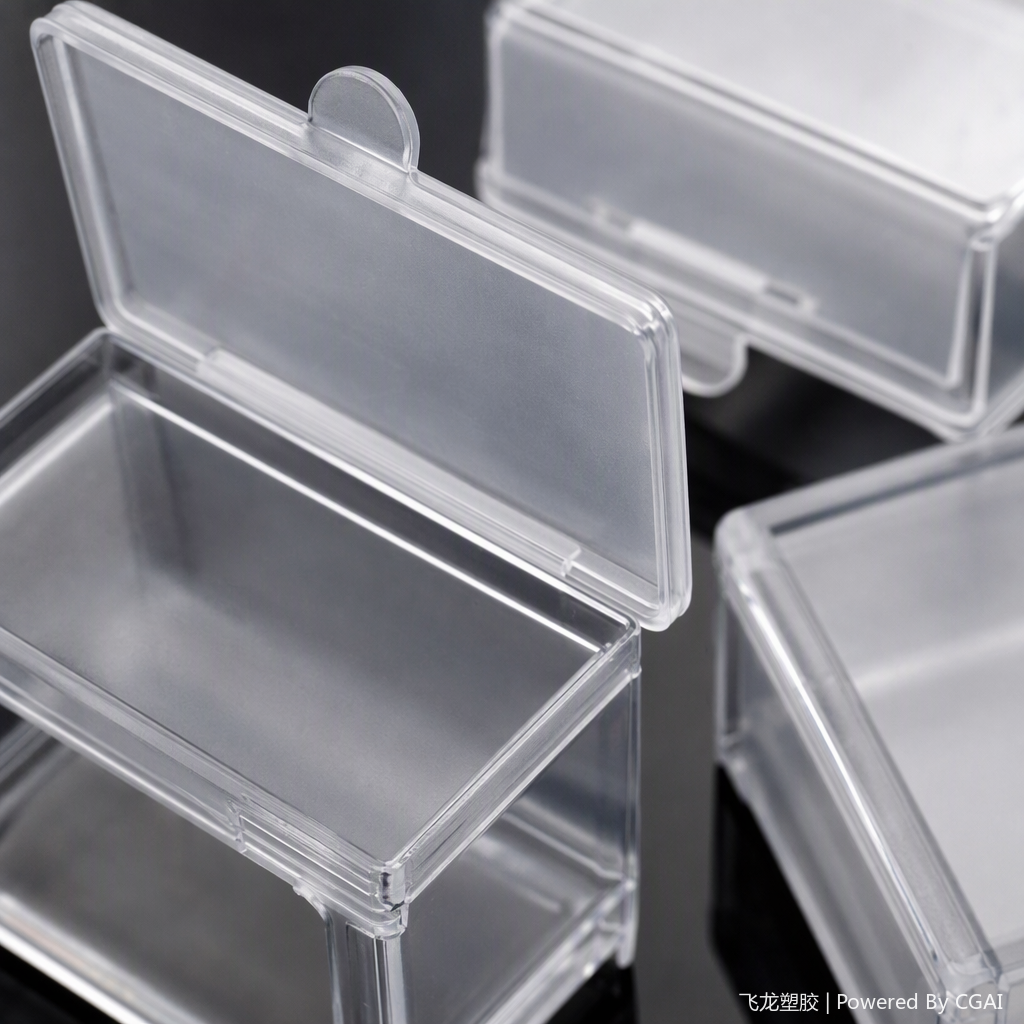 Environmentally friendly transparent plastic box packaging for food, fruits and vegetables, storage and organization box, shockproof and durable household plastic container Item Picture