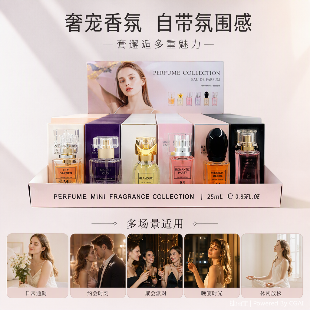 精美围巾礼盒包装饰品包装盒手提收纳袋时尚简约礼品包装配件