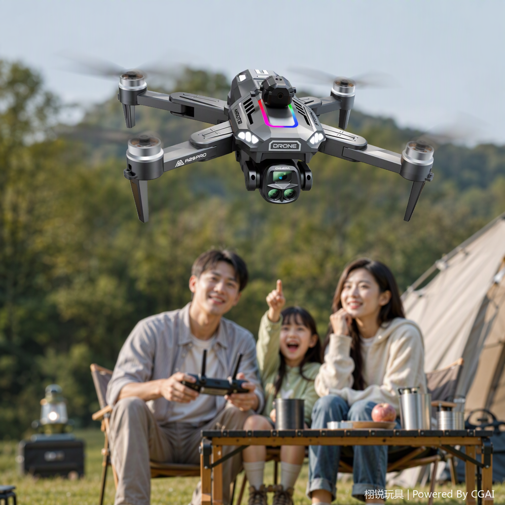 Hd 4K fotografía aérea drone portátil rc vehículo aéreo para los amantes de la fotografía gris details Picture